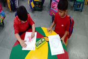 D.P. Public School-Drawing activity